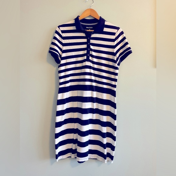 Nautical stripe polo dress - Picture 1 of 3